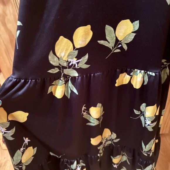 Tash + Sophie Lemon Print Midi Dress size S NWT - Picture 4 of 13